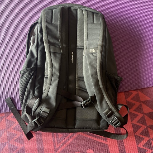 north face backpack black and coral The Women's Borealis in TNF Heather & Burnt Metallic  Country Club Prep draw smartphone access on one side The North Face Borealis Mini